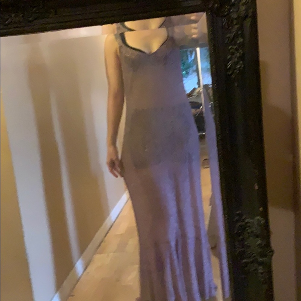 Small sheer purple lace dress shimmer sparkle